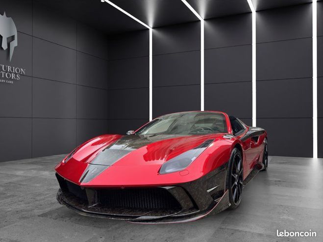 Ferrari 488 Spider siracusa 4XX Mansory 3.9 V8 790cv Rouge de 2018