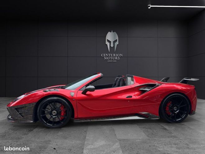 Ferrari 488 Spider siracusa 4XX Mansory 3.9 V8 790cv Rouge de 2018