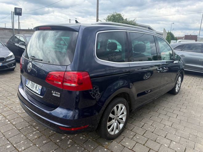 Volkswagen Sharan II 2.0 TDI 177 FAP BlueMotion Carat DSG6 BLEU de 2015