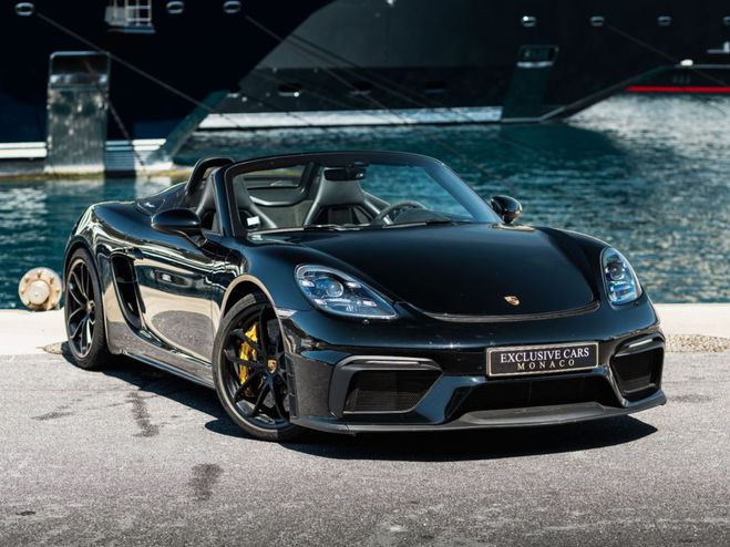 Porsche 718 BOXSTER SPYDER TYPE 982 420 CV - MONACO Noir de 2019