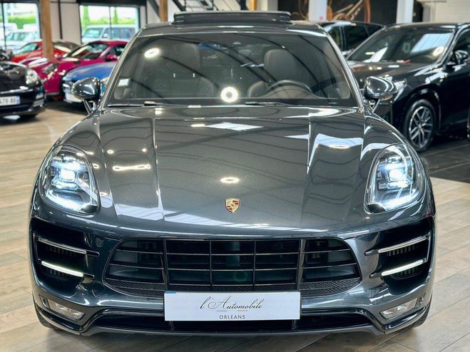 Porsche Macan Turbo 3.6 V6 400 PDK7 Options Gris Anthracite Mtallis de 2017
