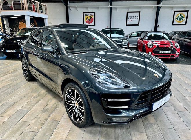 Porsche Macan Turbo 3.6 V6 400 PDK7 Options Gris Anthracite Mtallis de 2017