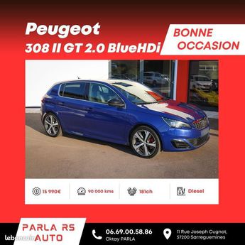  Voir détails -Peugeot 308 II GT 2.0 BlueHDi 181 ch bote automatiq à Sarreguemines (57)