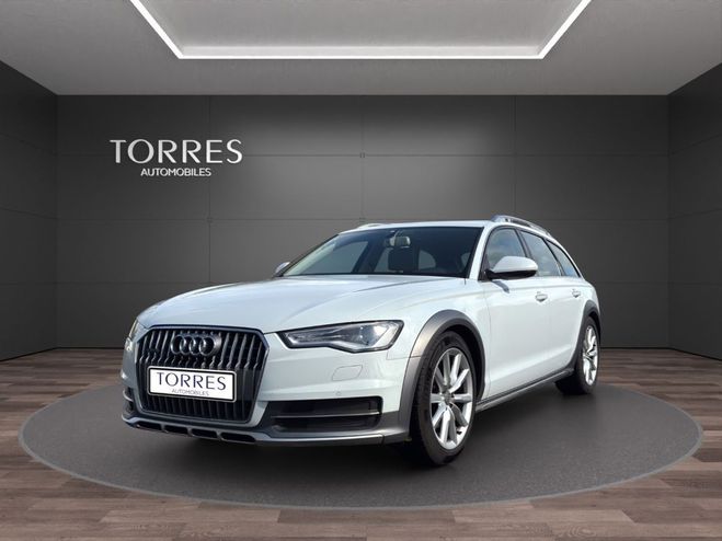 Audi A6 Allroad 3.0 V6 TDI 272 ch AVUS Quattro S Tronic Blanche de 2015