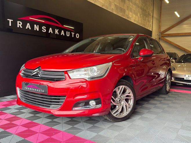 Citroen C4 1.6 HDi 90 - Finition Exclusive - Suivi  Rouge de 2011