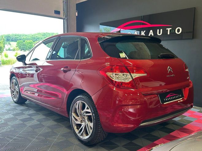 Citroen C4 1.6 HDi 90 - Finition Exclusive - Suivi  Rouge de 2011