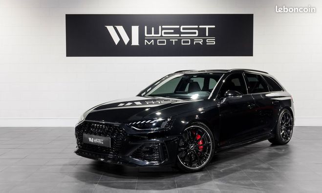 Audi RS4 B9 ABT V6 2.9 450 ? Immat France 41000 O Noir de 2020