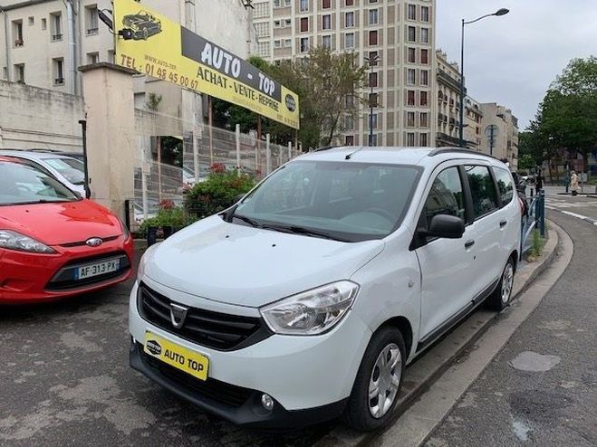 Dacia Lodgy 1.6 SCE 100CH SILVER LINE EURO6 7 PLACES BLANC de 2016
