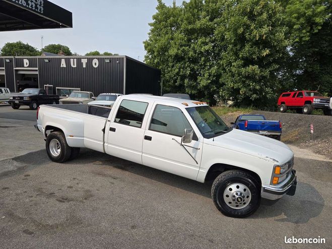 Chevrolet Silverado C3500 Dually 6.5 V8 Turbo Diesel crew ca Blanc de 1993