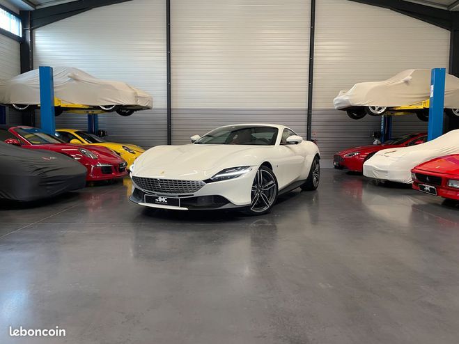 Ferrari Roma 620cv TVA Rcuprable 1re main PPF Entr Blanc de 2021