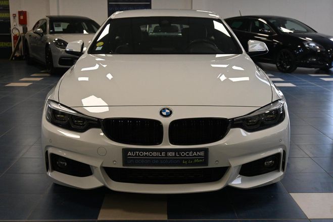 BMW Serie 4 Gran Coupe F36 LCI 420d 190 ch BVA8 M Sp Blanc de 2017