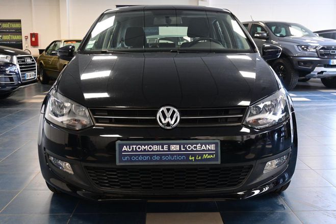 Volkswagen Polo 1.6 TDI 90 CR FAP Confortline Noir de 2011