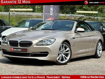  Voir détails -BMW Serie 6 (F12) CABRIOLET 640i 320 CV BVA8 à Nice (06)