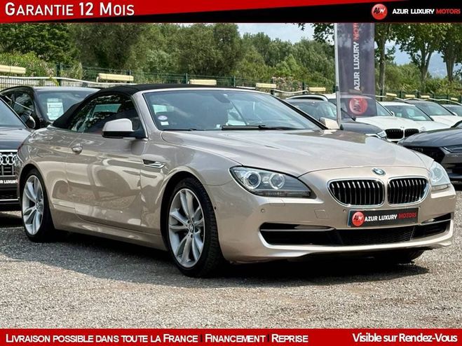 BMW Serie 6 (F12) CABRIOLET 640i 320 CV BVA8 BEIGE de 2011
