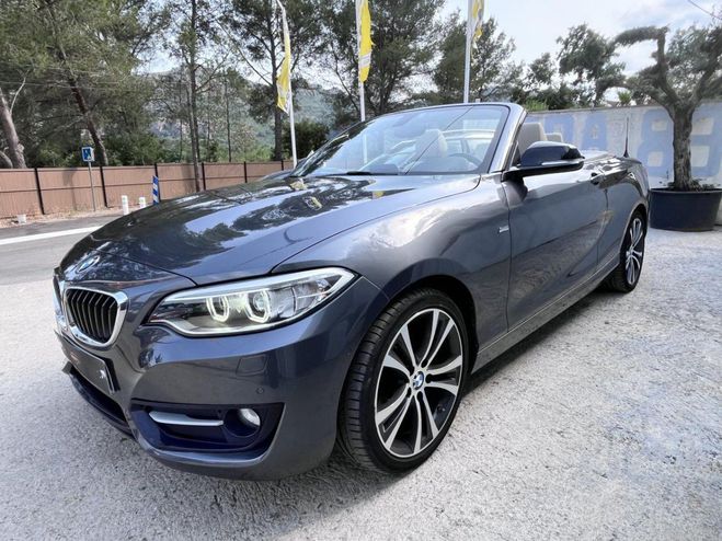BMW Serie 2 218i Cabriolet F23 Sport PHASE 1 GRIS FONCE de 2016