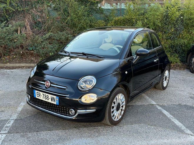 Fiat 500 69Ch Lounge - 47 000 Kms Noir Mtallis de 2017