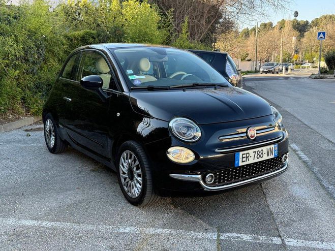 Fiat 500 69Ch Lounge - 47 000 Kms Noir Mtallis de 2017