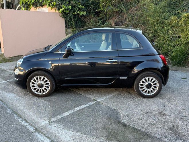 Fiat 500 69Ch Lounge - 47 000 Kms Noir Mtallis de 2017