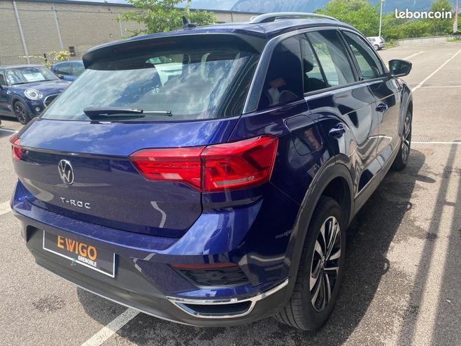 Volkswagen T Roc 2.0 TDI 150 UNITED DSG BVA Bleu de 2020