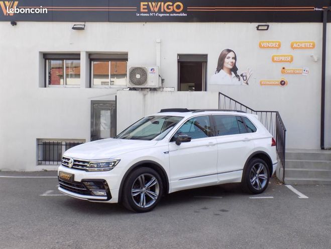 Volkswagen Tiguan 2.0 TDI 150 R LINE Blanc de 2016