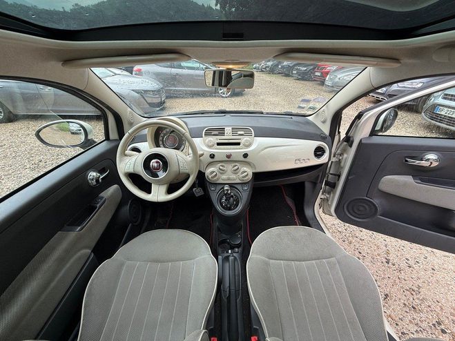 Fiat 500 1.2 MPi 69cv BVA Lounge 2e main Blanc de 2013