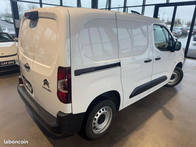 Citroen Berlingo HDI 100CH Garantie 6 ans 3 Places GPS Ap Blanc de 2022