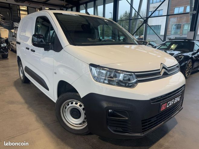 Citroen Berlingo HDI 100CH Garantie 6 ans 3 Places GPS Ap Blanc de 2022
