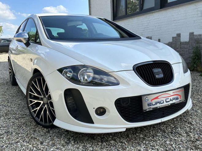 Seat Leon 1.6 CR TDi -BLUETOOTH-TEL-CRUISE-PIONEER Blanc Mtallis de 