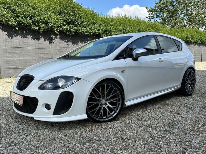 Seat Leon 1.6 CR TDi -BLUETOOTH-TEL-CRUISE-PIONEER Blanc Mtallis de 