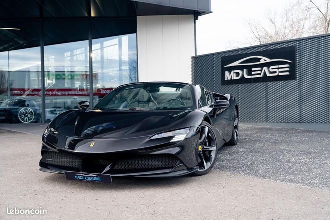 Ferrari SF90 Stradale spider 4.0 v8 1000cv LOA 4990e MOIS Noir de 2022