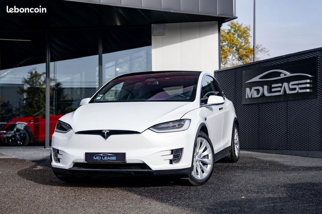 Tesla Model X modele Blanc de 2017
