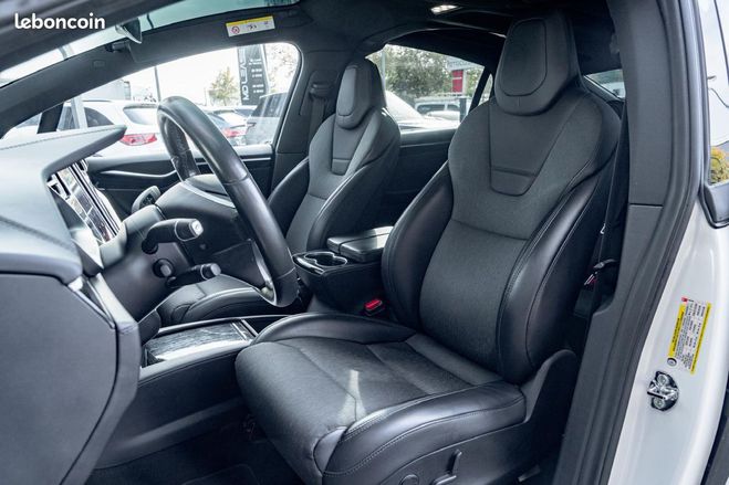 Tesla Model X modele Blanc de 2017