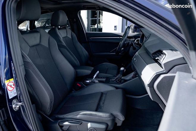 Audi Q3 Sportback 45 tfsie 245 s line leasing 49 Bleu de 2021