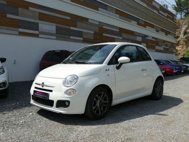 Fiat 500 0.9 TWINAIR 85 Ch S BVM5 Blanc de 2014