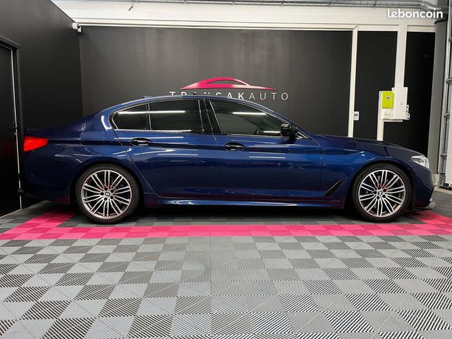 BMW Serie 5 G30 M550i xDrive 462 ch BVA8 APPLE CARPL Bleu de 2017