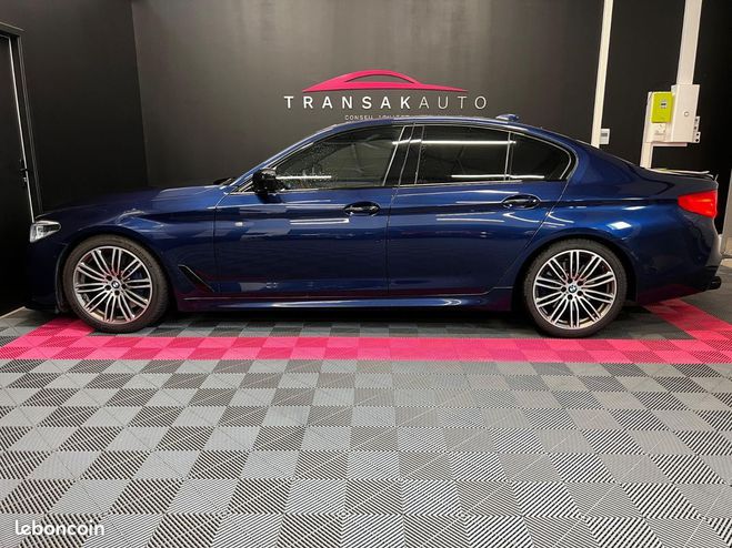 BMW Serie 5 G30 M550i xDrive 462 ch BVA8 APPLE CARPL Bleu de 2017