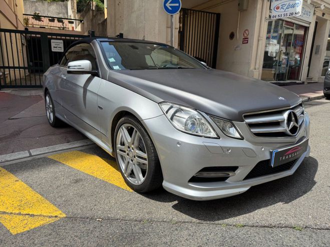 Mercedes Classe E CABRIOLET 3.0l 350CV CDI BlueEfficiency  Gris de 2012