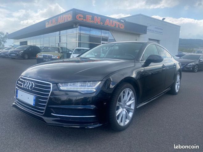 Audi A7 Sportback 2.0 TFSI 252CH S LINE QUATTRO  Noir de 2016
