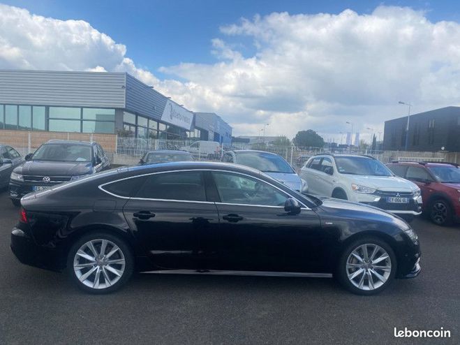 Audi A7 Sportback 2.0 TFSI 252CH S LINE QUATTRO  Noir de 2016