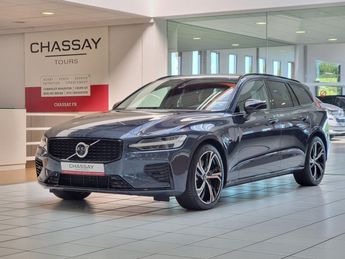  Voir détails -Volvo V60 II (2) T6 AWD HYBRIDE RECHARGEABLE 253 C à Tours (37)