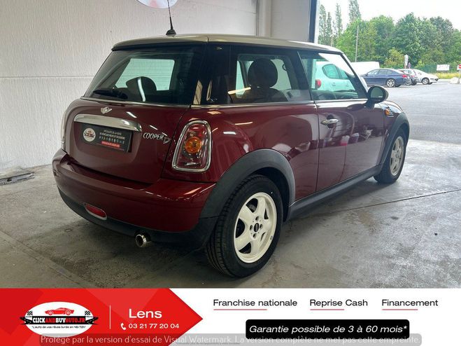 Mini Cooper D 1.6 110 CV / CLIM / JANTES ALU Bordeaux Mtallis de 2008