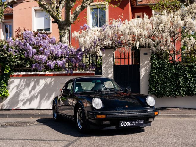 Porsche 911 type G 3.2L Carrera Coup Noir de 1987
