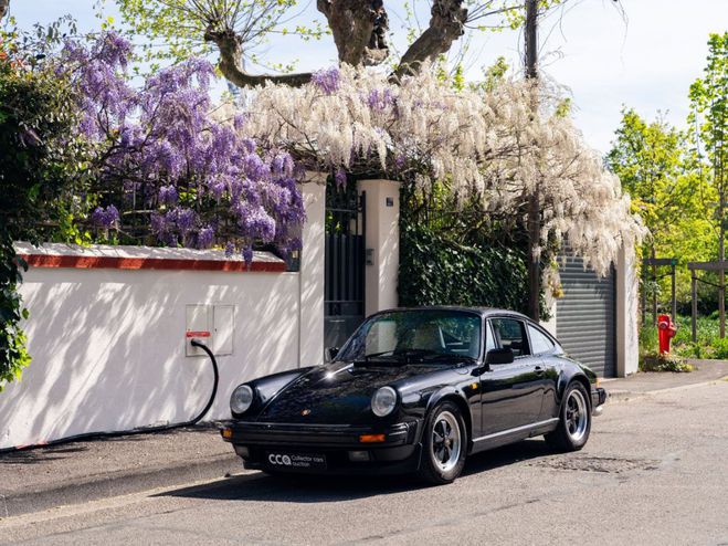 Porsche 911 type G 3.2L Carrera Coup Noir de 1987