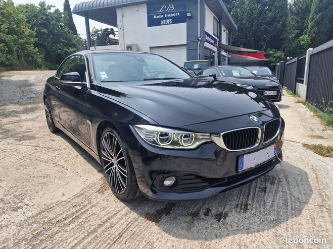 BMW Serie 3 4 Cabriolet I (F33) 420d 184ch Luxury Noir de 2014