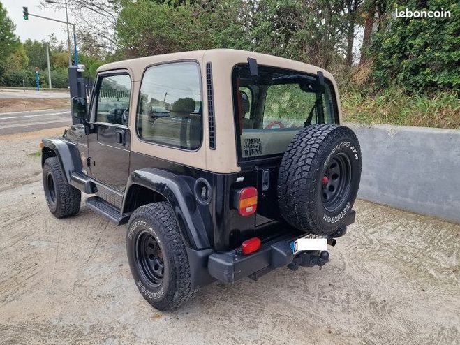 Jeep Wrangler 4.0 Sahara BA Noir de 2002