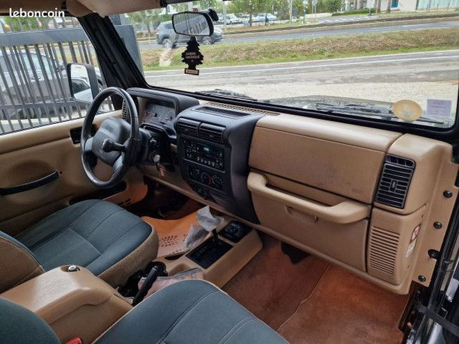 Jeep Wrangler 4.0 Sahara BA Noir de 2002