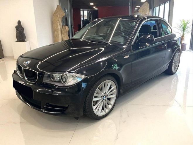 BMW Serie 1 125i COUPE BVA 3.0 218 / FAIBLE KIL / HI Noir mtallis de 2009