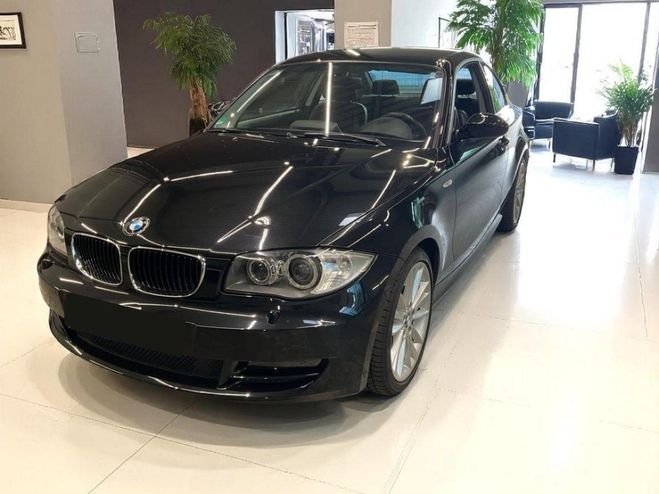 BMW Serie 1 125i COUPE BVA 3.0 218 / FAIBLE KIL / HI Noir mtallis de 2009