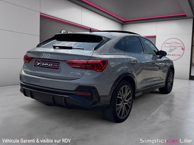 Audi Q3 Sportback 40 TDI 200 ch S tronic 7 Quatt Gris de 2021
