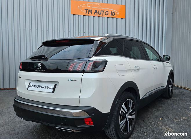 Peugeot 3008 1.6 PureTECH 180CH   45CH ELEC EAT8 GT 2 Blanc de 2021